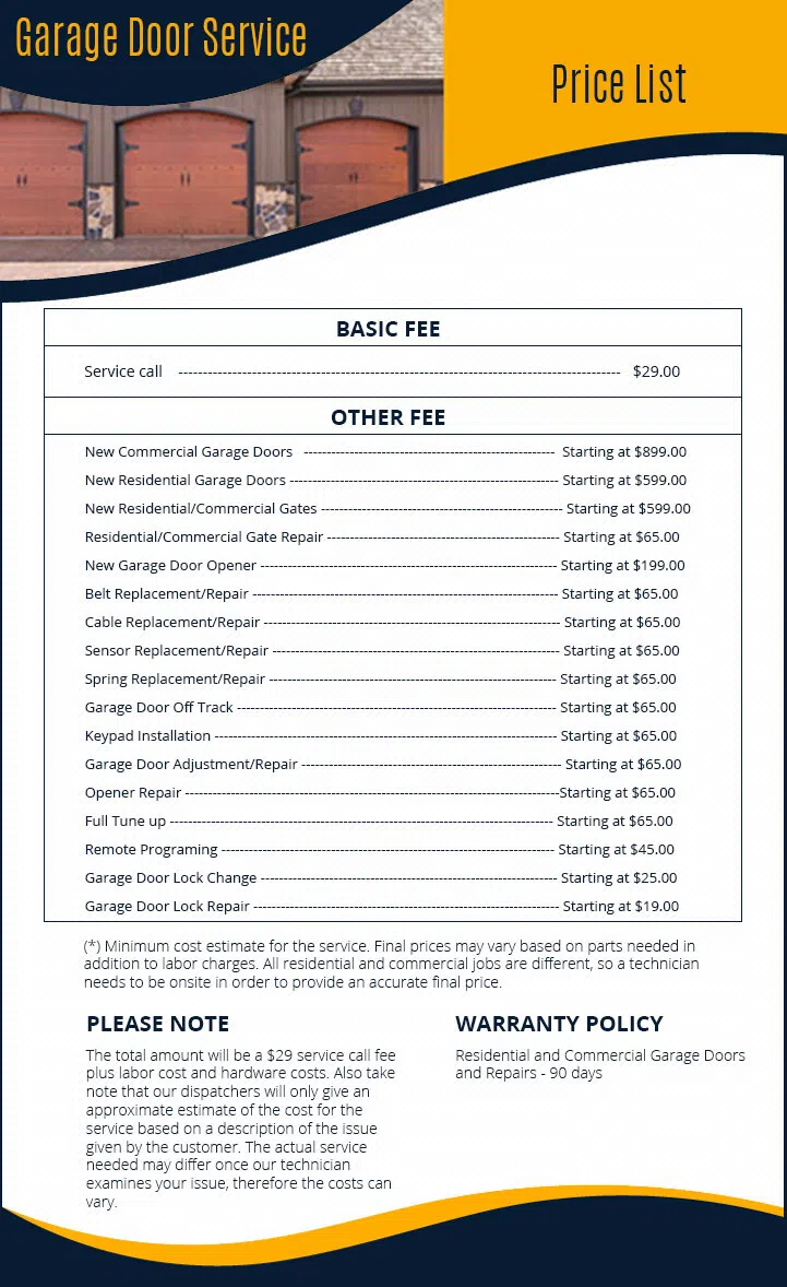 Global Garage Door Service Jersey City, NJ 201-403-9009